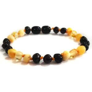 Pulsera bebé/dentición ámbar báltico Luz y energía Solar