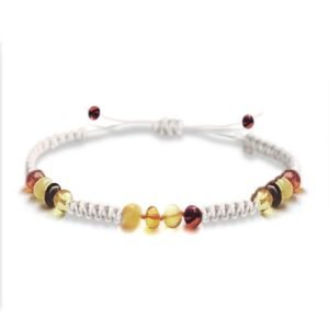 Pulsera Unisex Juvenil/Adulto de ámbar VIBRA DIVINA