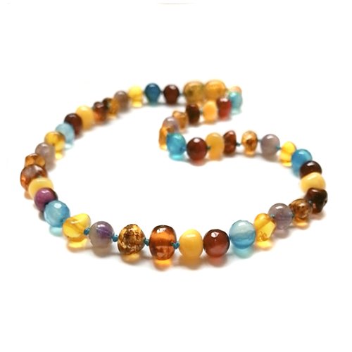 Collar Unisex ámbar báltico MANTRA DE SANACIÓN Y PROTECCIÓN