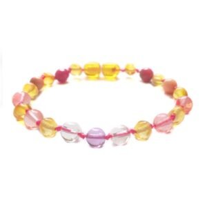 Pulsera Unisex Juvenil/Adulto modelo DHARMA LUZ ROSA