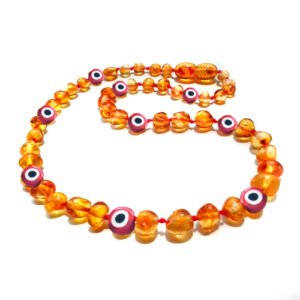 Collar Unisex ámbar báltico RESPLANDOR DE VITALIDAD Y FUERZA