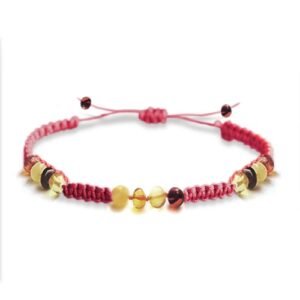 Pulsera Unisex Juvenil/Adulto de ámbar VIBRA DIVINA