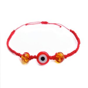 Pulsera Unisex Juvenil/Adulto de ámbar IMÁN DE SUERTE