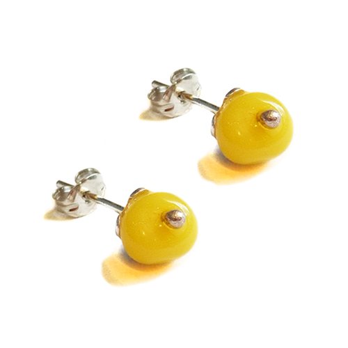 Aretes Broqueles de Ámbar Báltico Marmoleado con plata Esterlina Ley .925 - Imagen 3