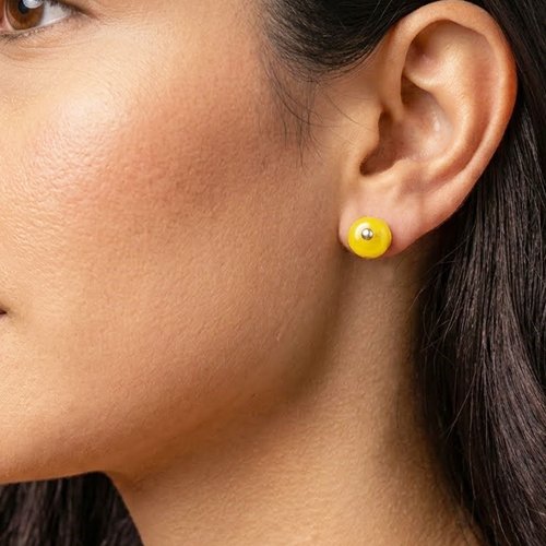 Aretes Broqueles de Ámbar Báltico Marmoleado con plata Esterlina Ley .925 - Imagen 4